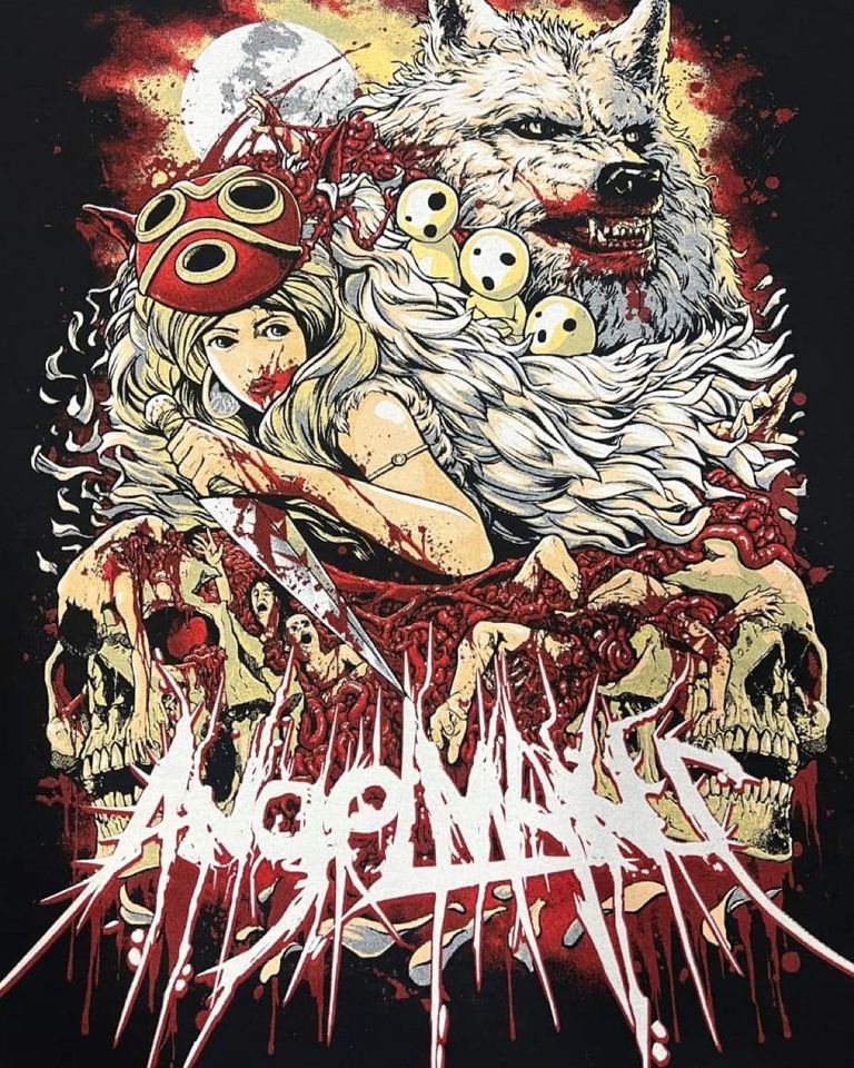 princess mononoke inspired angelmaker merch design