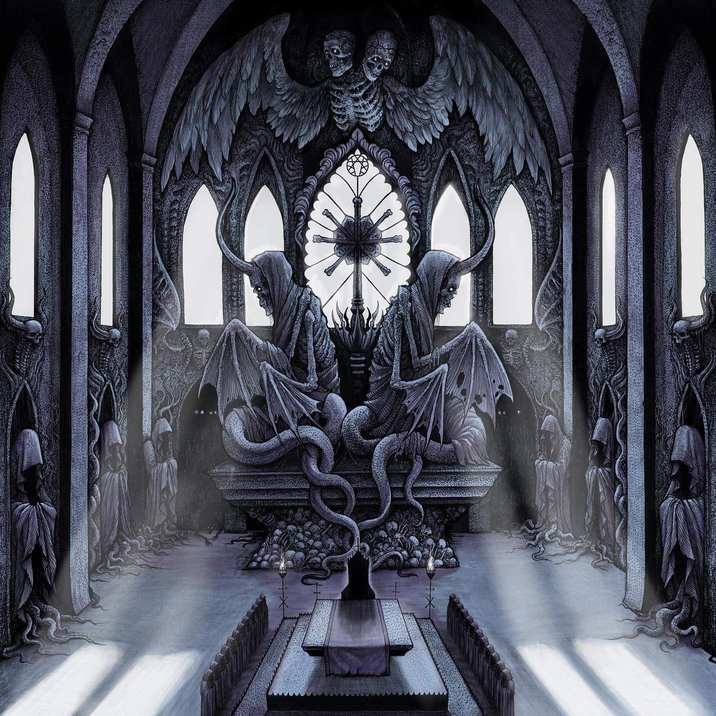 cover art for sanctum by angelmaker by grind design
