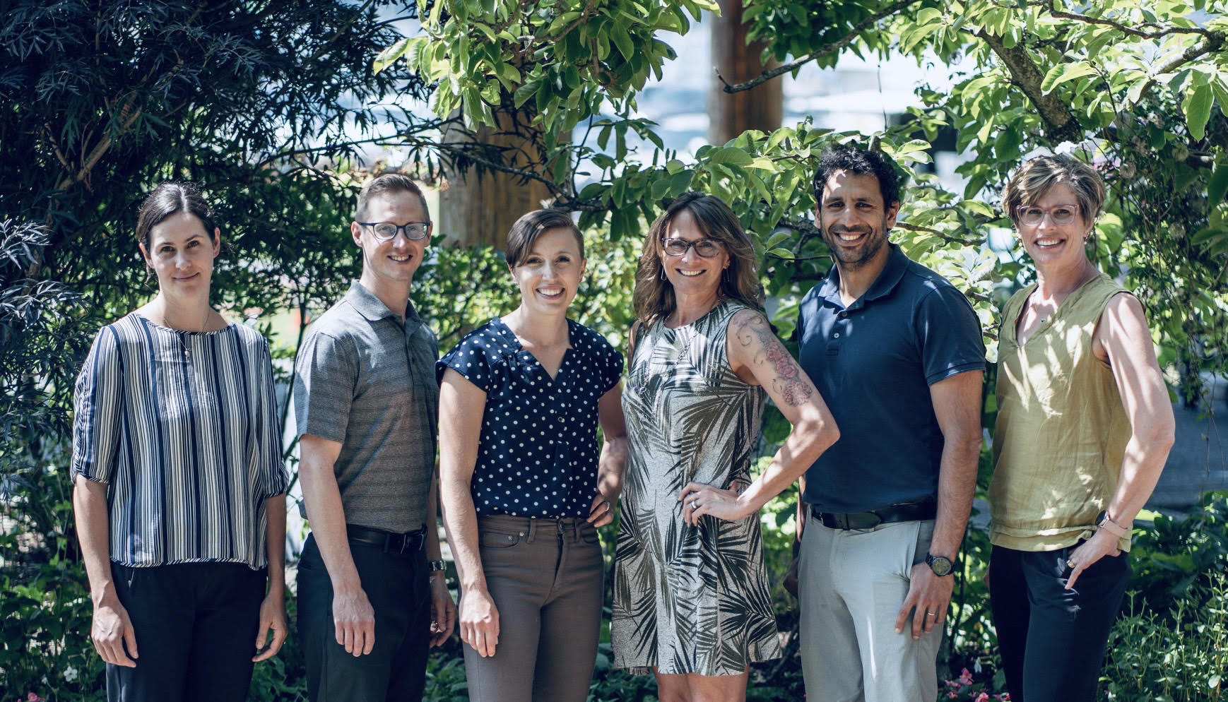 Group portrait of team